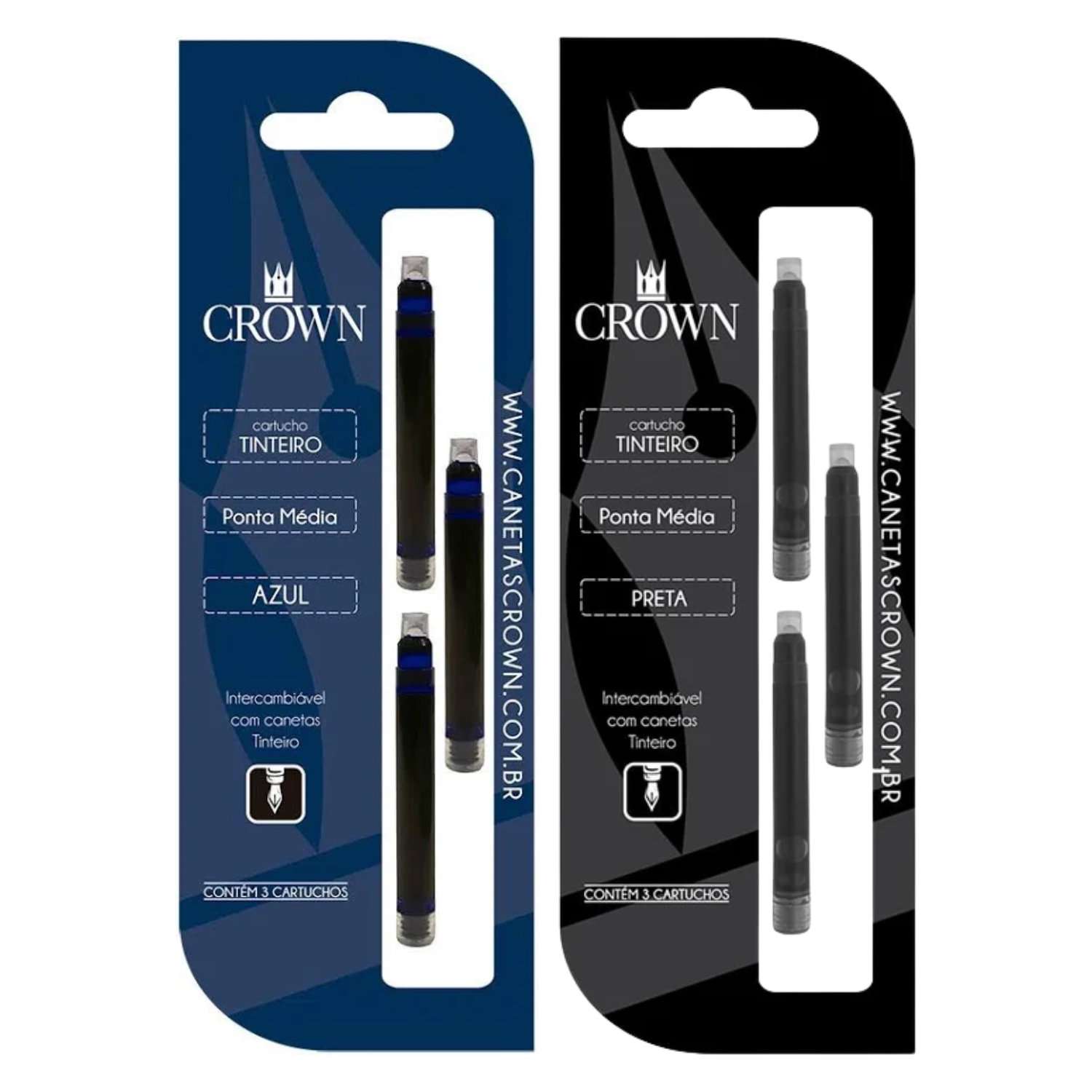 Carga Crown Tinteiro Tipo Tradicional