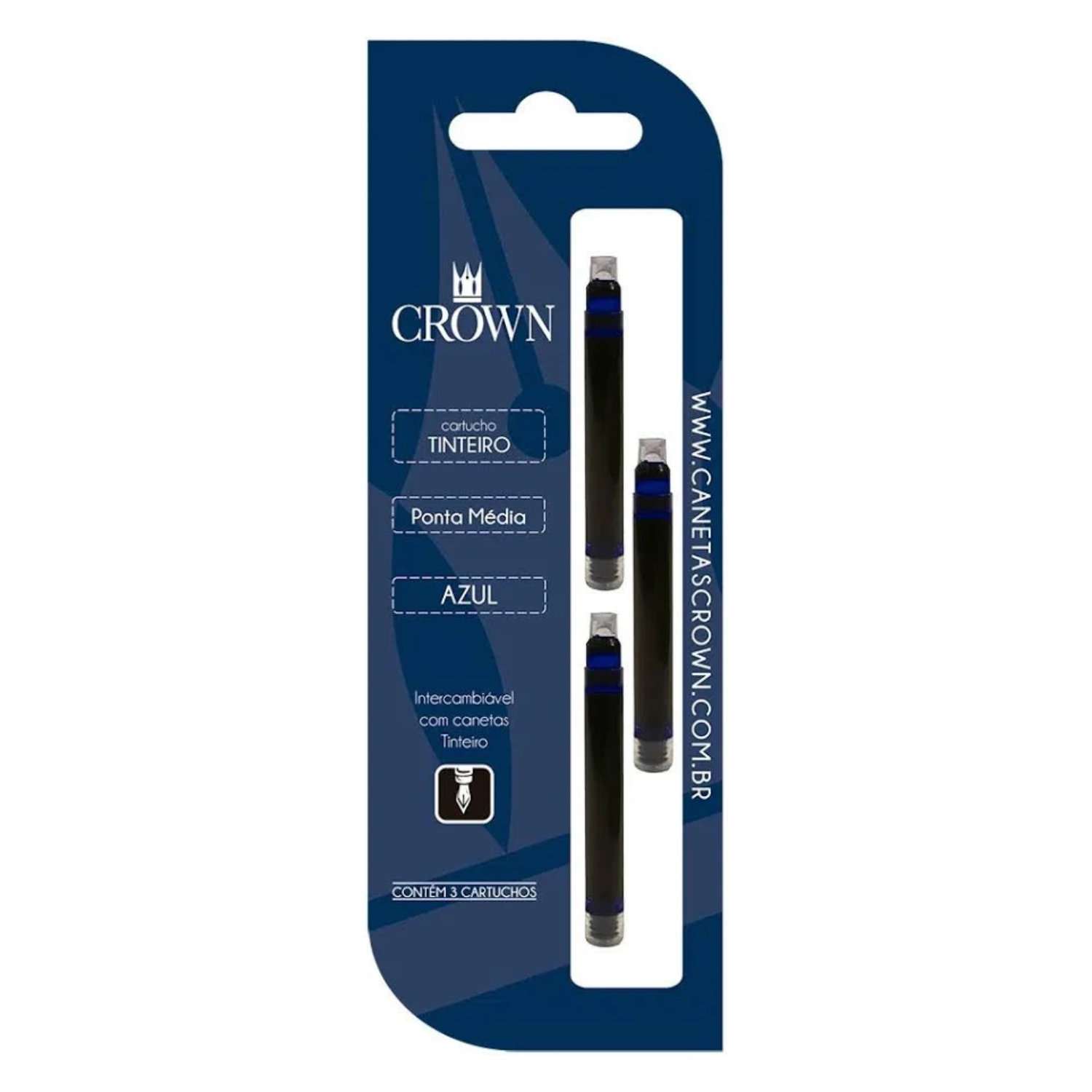 Carga Crown Tinteiro Tipo Tradicional - Imagem 2