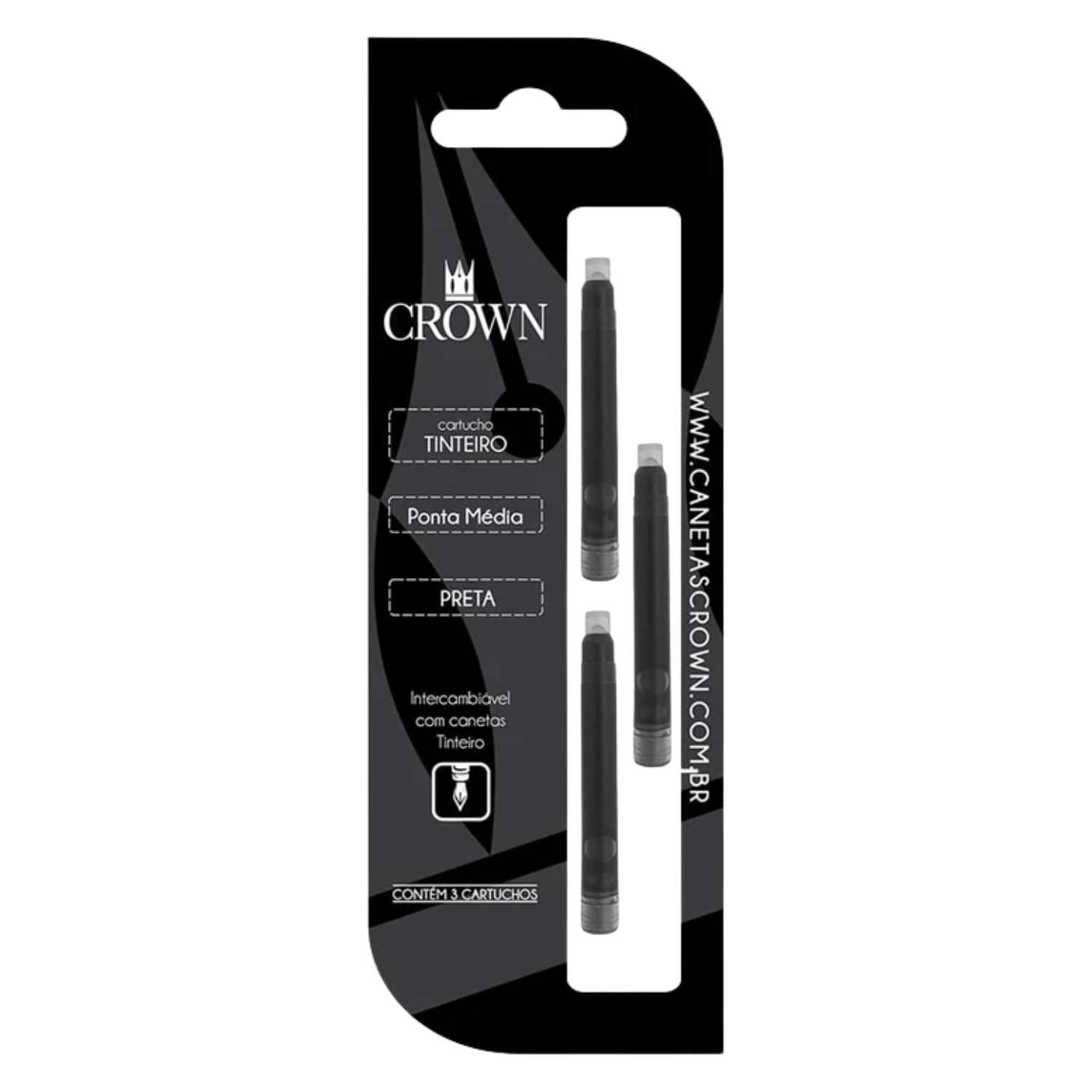 Carga Crown Tinteiro Tipo Tradicional - Imagem 3