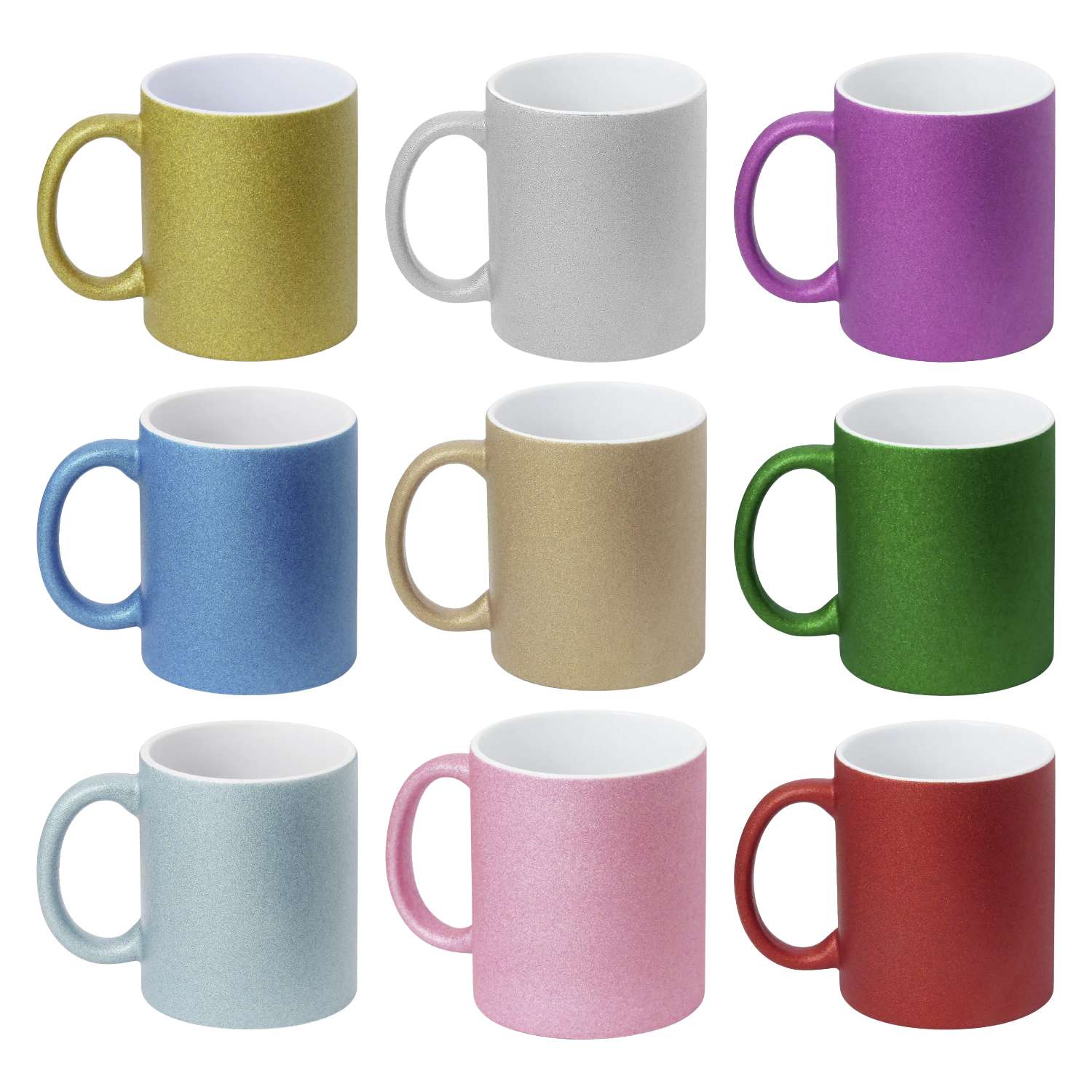 Caneca De Cerâmica Glitter 325ML
