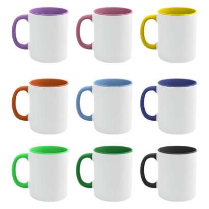 Caneca De Cerâmica Color 325ml