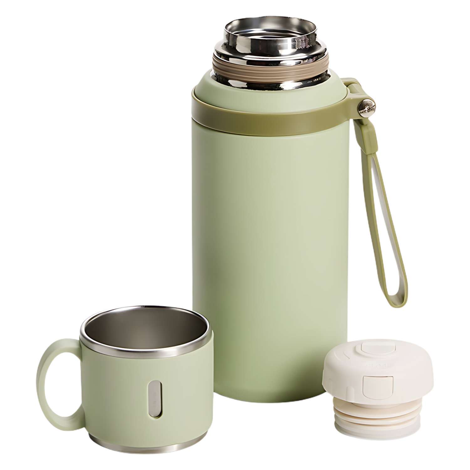 Garrafa Térmica 600ml Com Caneca - Imagem 3