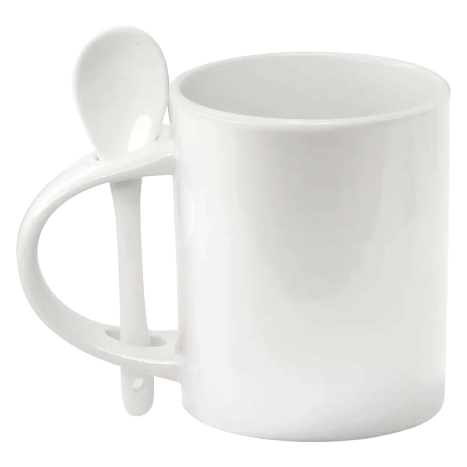 Caneca De Cerâmica Com Colher 325ml - Imagem 7