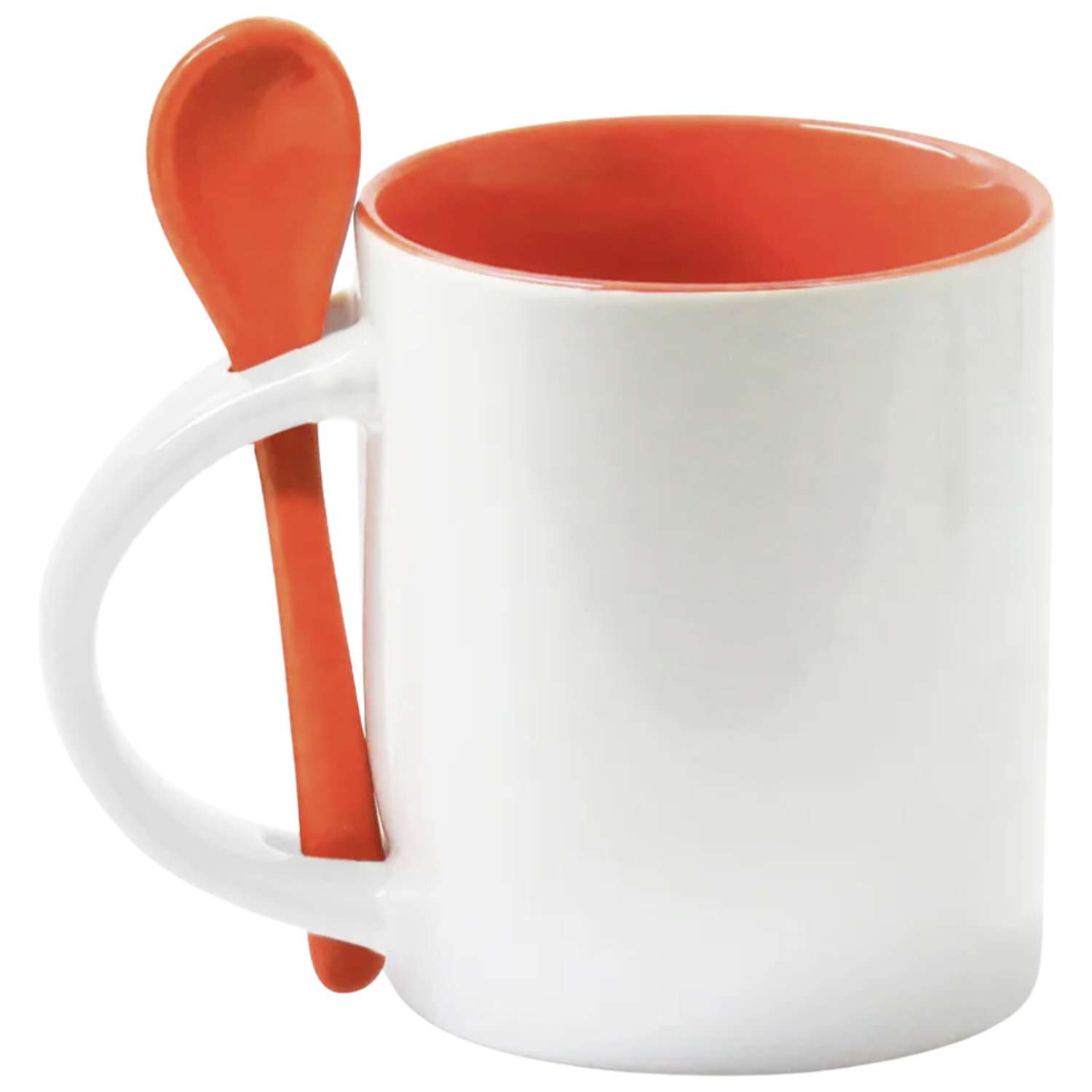 Caneca De Cerâmica Com Colher 325ml - Imagem 6