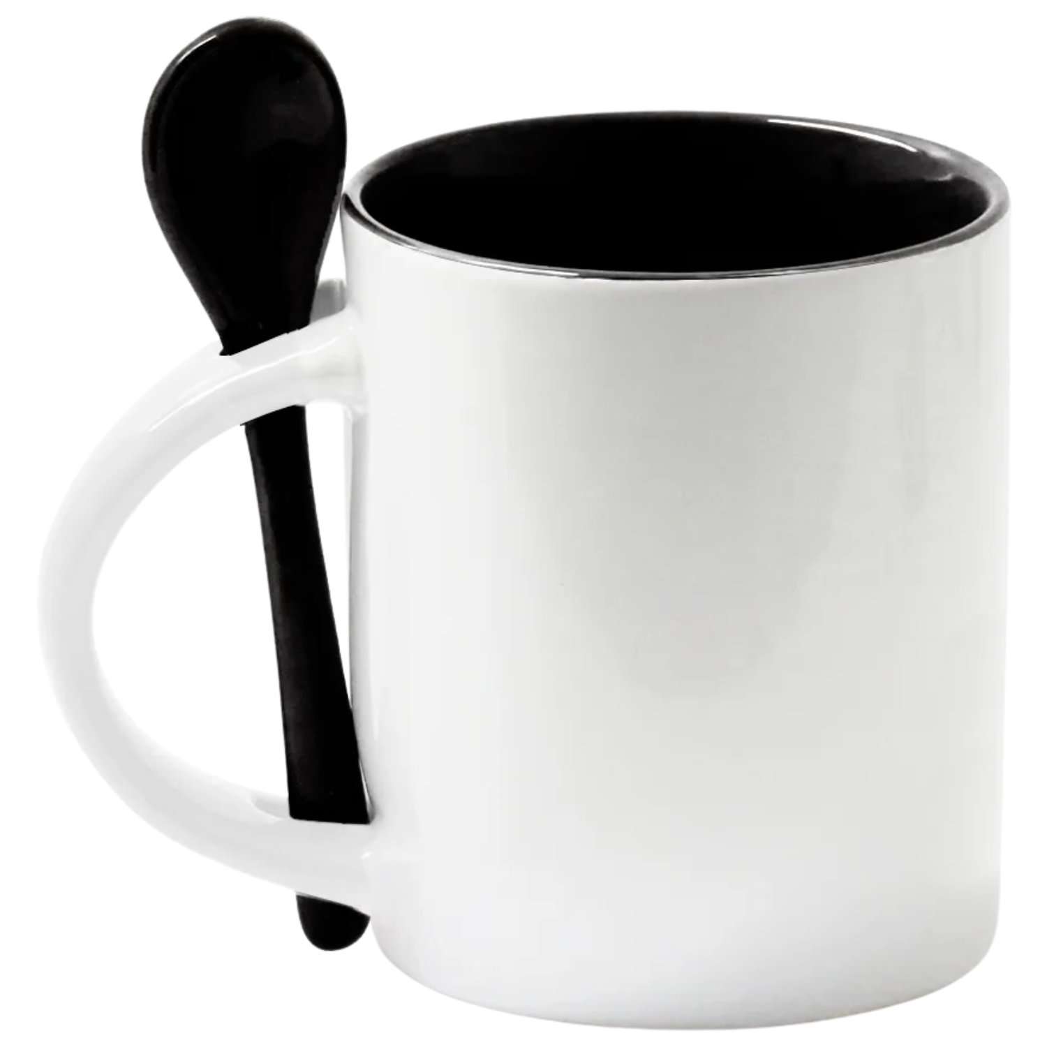 Caneca De Cerâmica Com Colher 325ml - Imagem 5