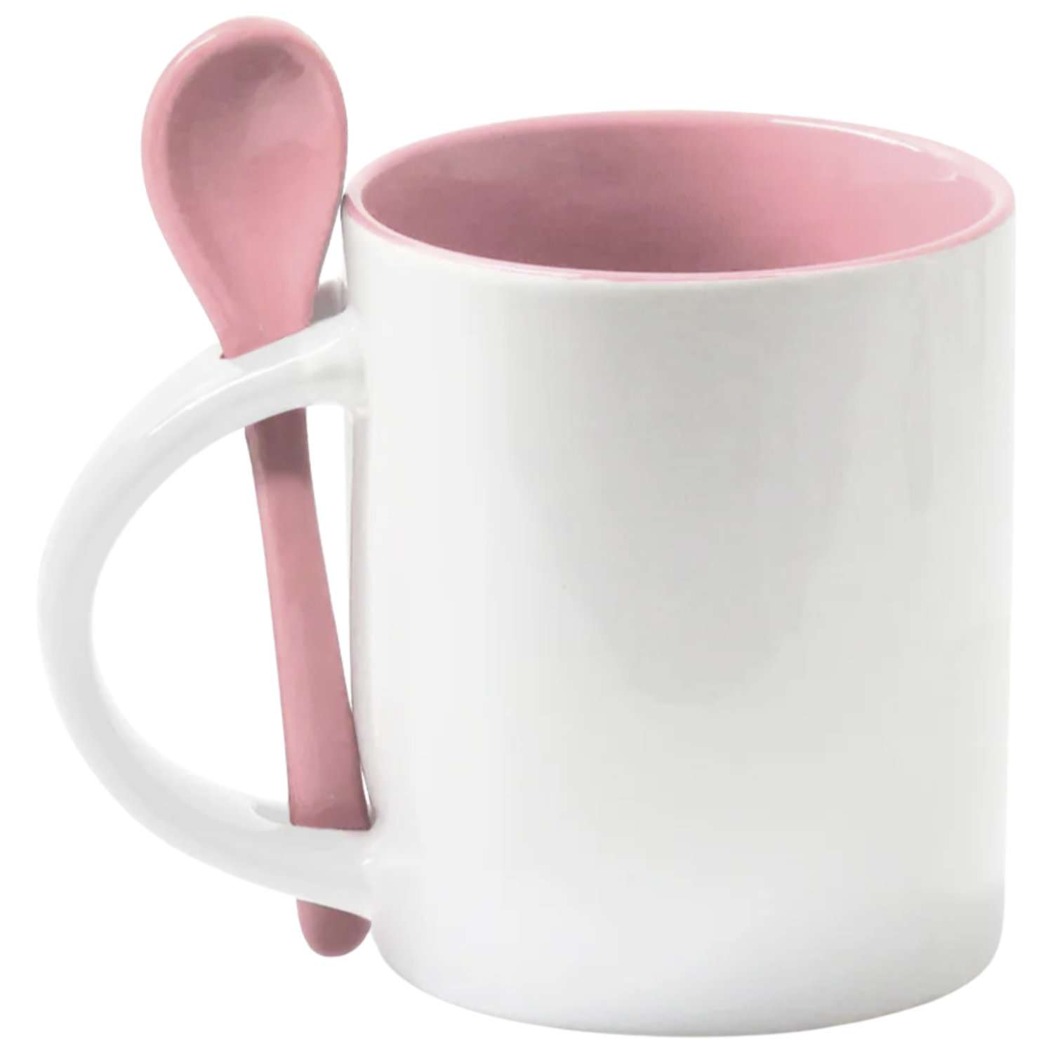 Caneca De Cerâmica Com Colher 325ml - Imagem 4