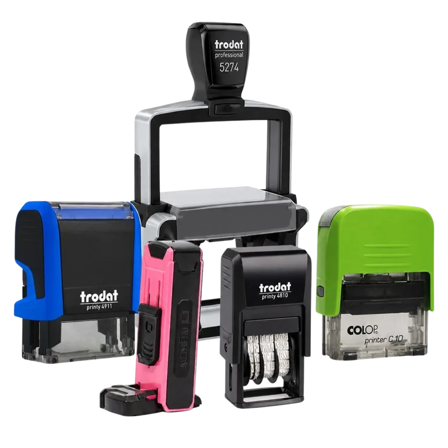 Carimbos automáticos personalizados